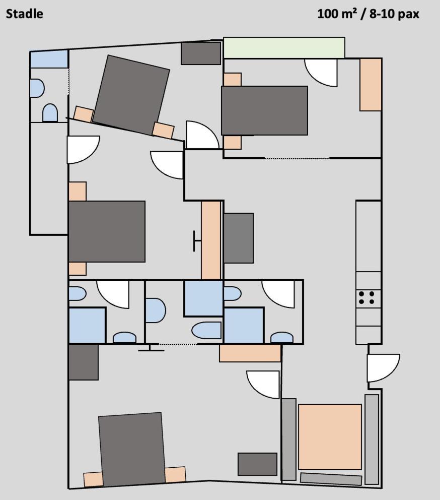 Apartmán Club Nordic Sankt Anton am Arlberg Pokoj fotografie